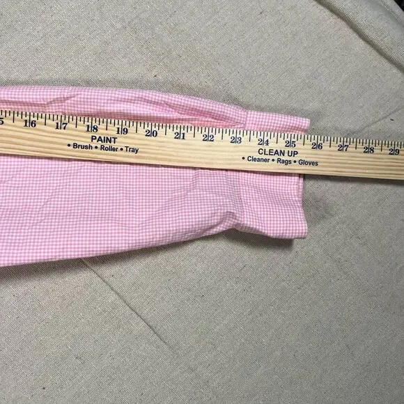Y2K Polo Ralph Lauren Mens XL Long Sleeve Pink Checkered Button Down - Picture 6 of 7